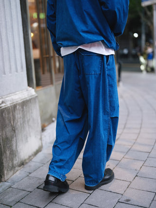 MIZUTOKI Vintage Indigo Nylon Denim Pants
