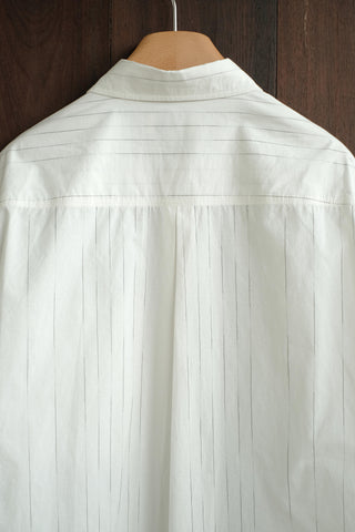 LANSYINLI Stripe Long-Staple Cotton Shirt