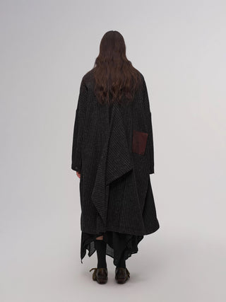 ILNya Side-tie Plaid Coat