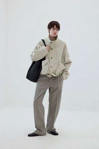 Simple Project MK3 Jacket-Almond Beige