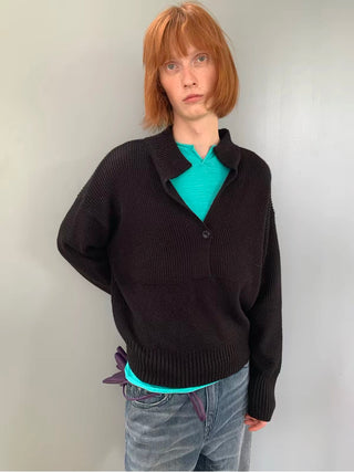 Simple Project V-Neck Sweater