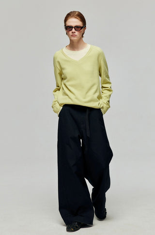Simple Project Kendo Cotton Trousers