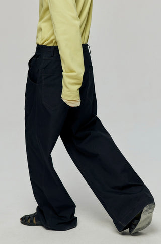 Simple Project Kendo Cotton Trousers