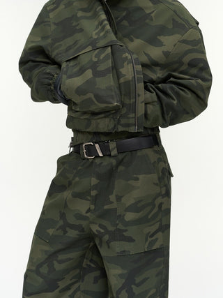 NFAI Stand Collar Utility Jacket-Camo