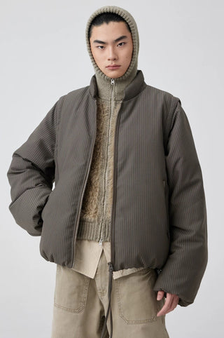 Simple Project Detachable Sleeve Jacket