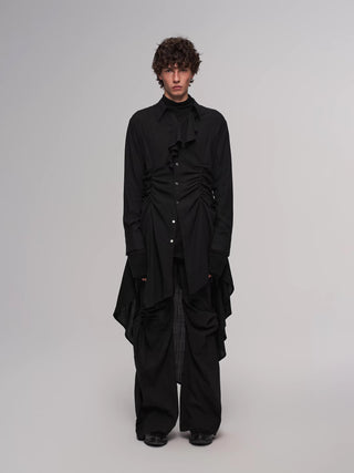 ILNya Pleated Midi Blouse