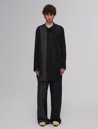 ILNya Striped Patchwork Casual Pants