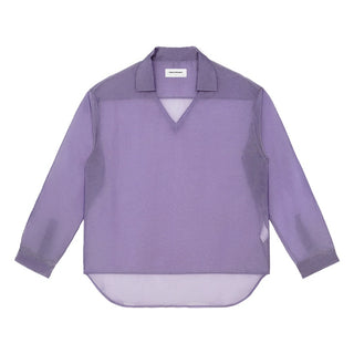 Simple Project Sheer Shirt-Purple