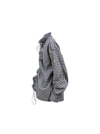 Relabel Asymmetric Balloon-Sleeve Blouse