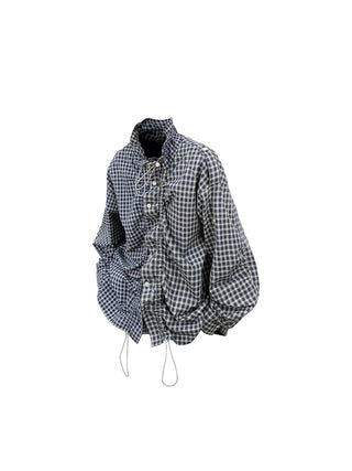 Relabel Asymmetric Balloon-Sleeve Blouse