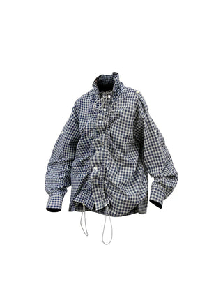 Relabel Asymmetric Balloon-Sleeve Blouse