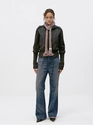 Simple Project Knit Panel Jacket