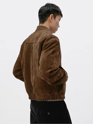 Simple Project Suede Biker Jacket