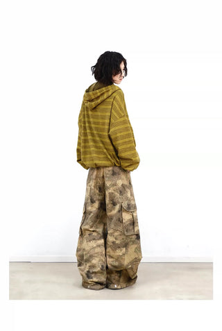 Relabel Camouflage Leopard Cargo Pants