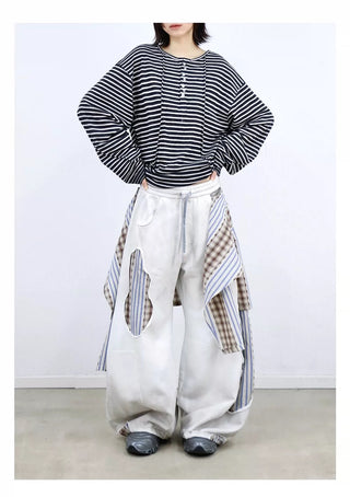 Relabel Distressed Heavy Washed Sweatpants