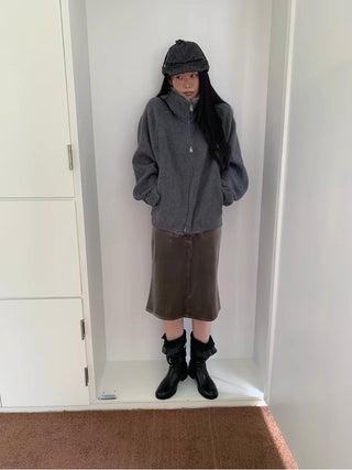 Simple Project Cashmere Blend Jacket