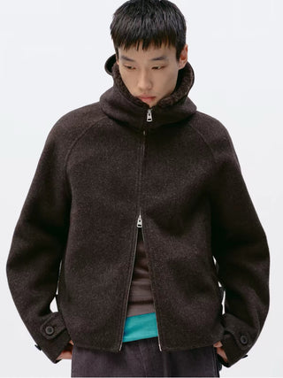 Simple Project Cashmere Blend Jacket