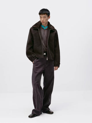 Simple Project Cashmere Blend Jacket