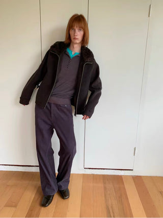 Simple Project Cashmere Blend Jacket