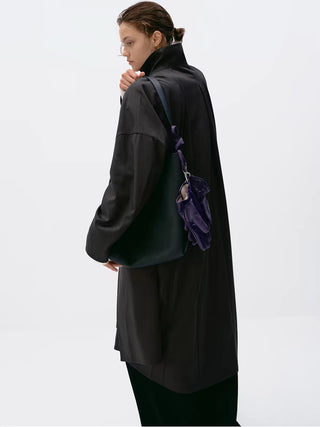 Simple Project Wool Cape Coat