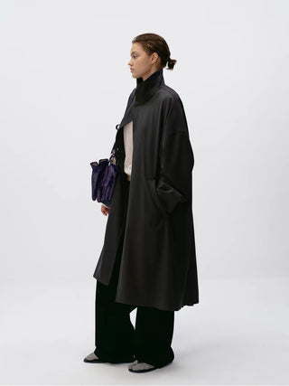 Simple Project Wool Cape Coat