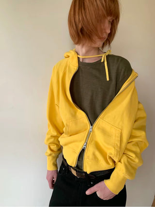 Simple Project Washed Overdyed Sweatshirt