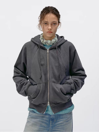 Simple Project Washed Overdyed Sweatshirt