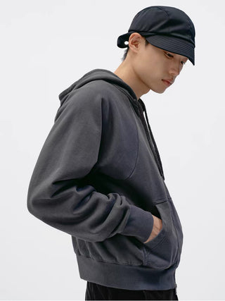 Simple Project Washed Overdyed Sweatshirt