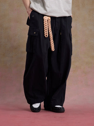 UNLIMITED MOTE M65 Cargo Pants-Black