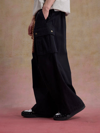 UNLIMITED MOTE M65 Cargo Pants-Black