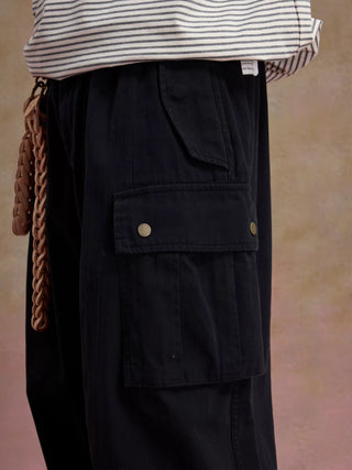 UNLIMITED MOTE M65 Cargo Pants-Black