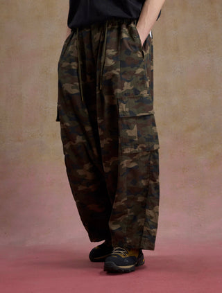 UNLIMITED MOTE M65 Cargo Pants-Green Camo