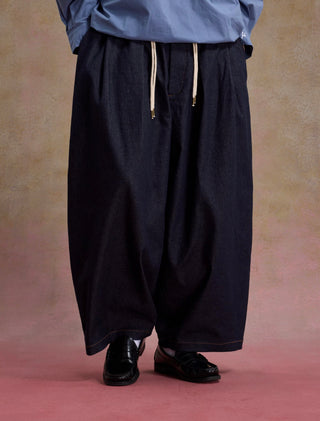 UNLIMITED MOTE Ballon Pants 01-Denim Navy