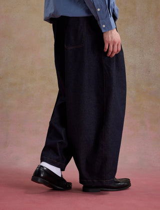 UNLIMITED MOTE Ballon Pants 01-Denim Navy