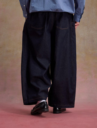 UNLIMITED MOTE Ballon Pants 01-Denim Navy