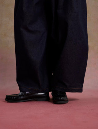 UNLIMITED MOTE Ballon Pants 01-Denim Navy