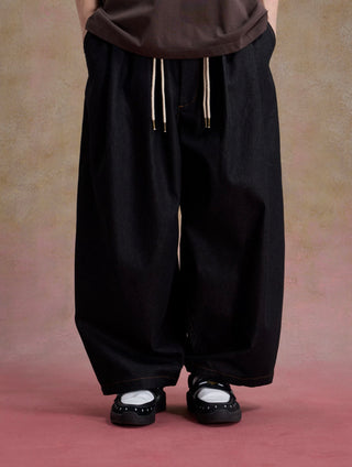 UNLIMITED MOTE Ballon Pants 01-Black