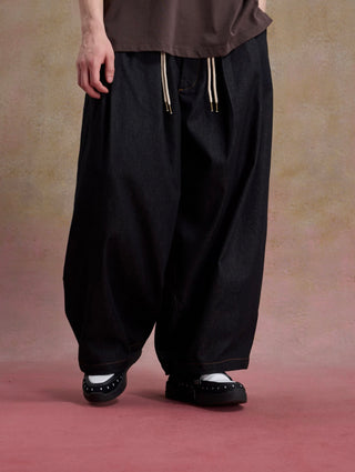 UNLIMITED MOTE Ballon Pants 01-Black
