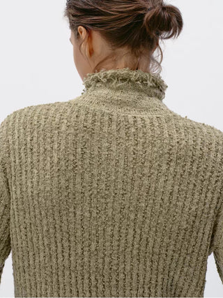 Fringe Wool Cardigan