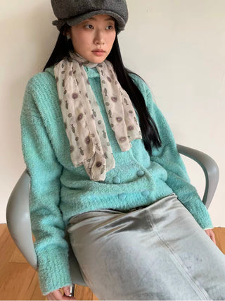 Alpaca Hooded Cardigan