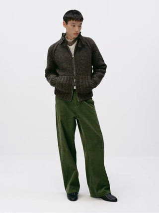 Chunky Knit Wool Cardigan