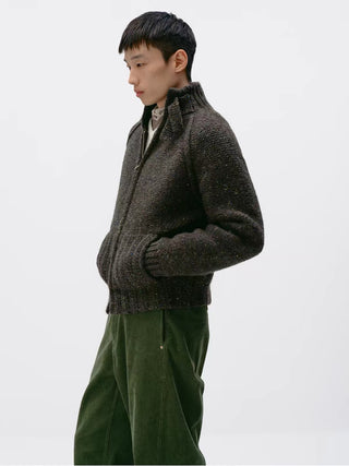 Chunky Knit Wool Cardigan