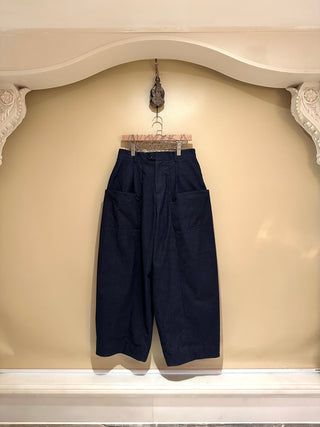 Conchoboe Sailor Pants-Navy