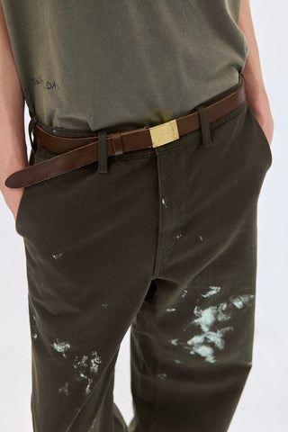 Simple Project Brass Buckle Belt