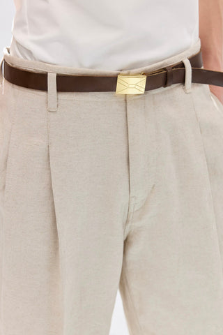 Simple Project Brass Buckle Belt