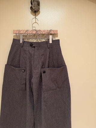 Conchoboe Sailor Pants-Brown
