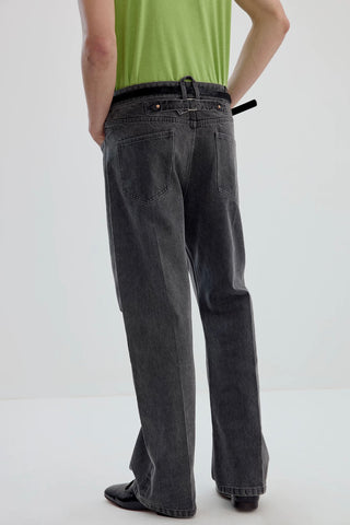 Simple Project Gray Cotton Jeans