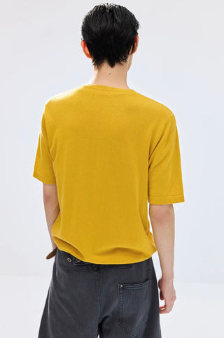 Simple Project Cashmere-Cotton Blend T-Shirt