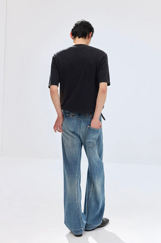 Simple Project Cashmere-Cotton Blend T-Shirt