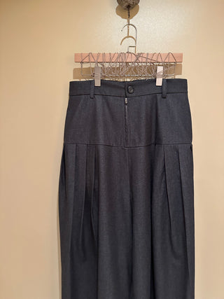 Conchoboe Pleated Pants-Grey